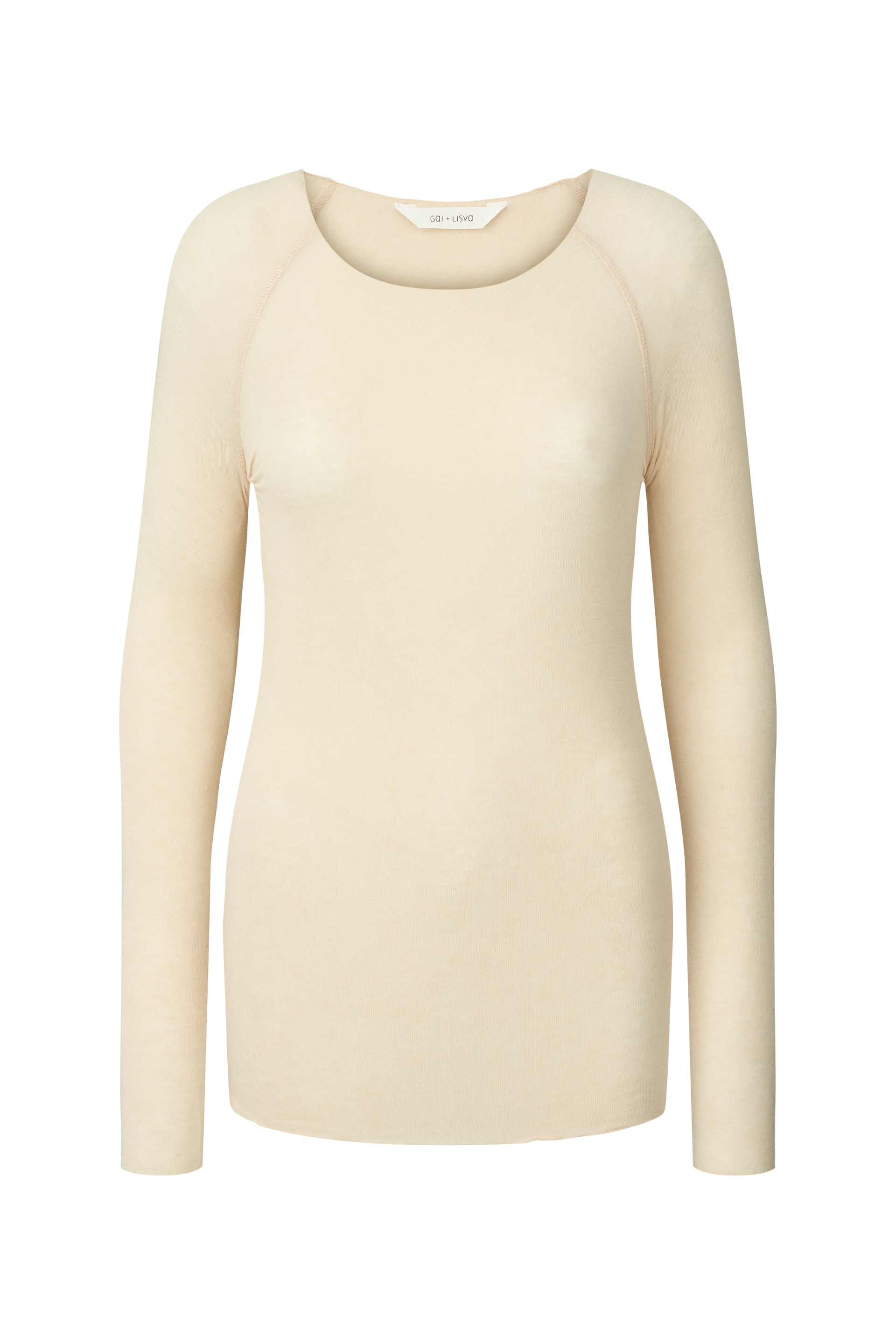 Amalie Wool langærmet t-shirt - Off White